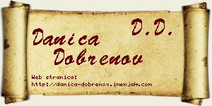 Danica Dobrenov vizit kartica